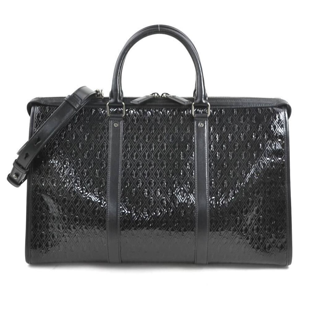 Saint Laurent Boston bag Patent Vernis leather black